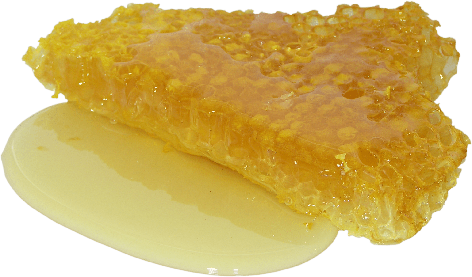 Panal con miel como fondo natural muy agradable